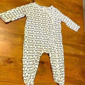 Nordstrom Baby Cotton Footie Size 3 Month